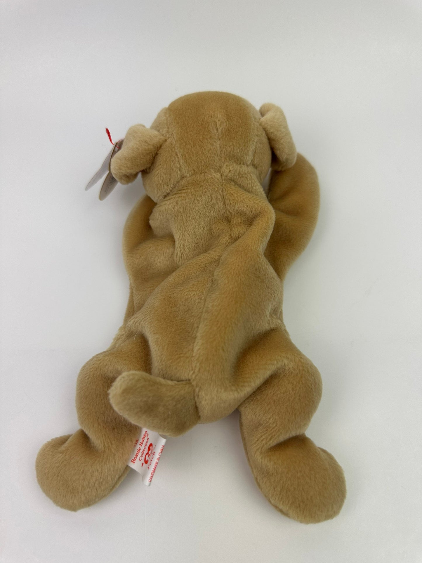 Ty Beanie Baby “Fetch” the Yellow Lab Dog ! (8.5 inch)