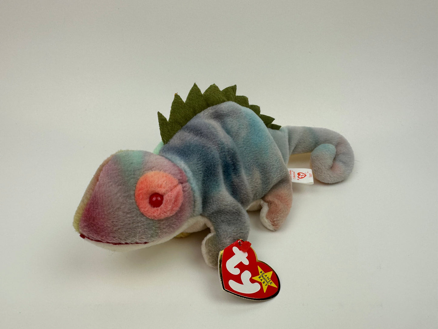 Ty Beanie Baby “Iggy” the Unique Coloured Tie-Dye Iguana! (9 inch)