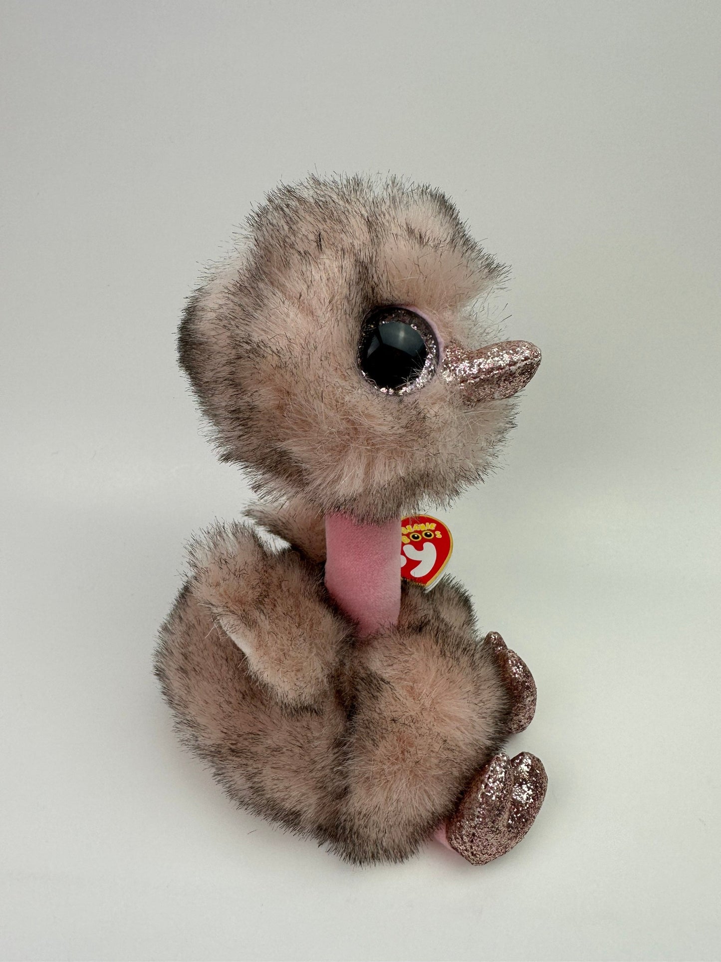 Ty Beanie Boo “Henna” the Pink Ostrich (6 inch)