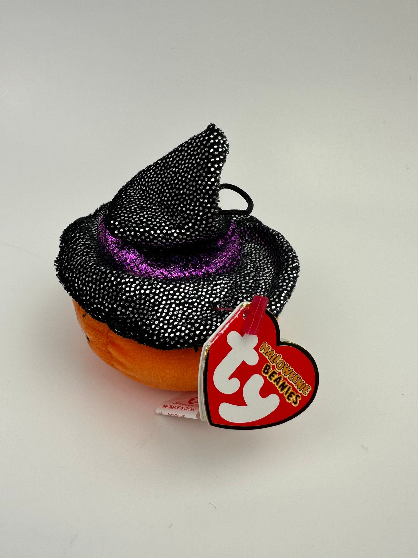 Ty Halloweenie Beanie “Scream” the Halloween Pumpkin - Teenie Beanie! (3 inch)