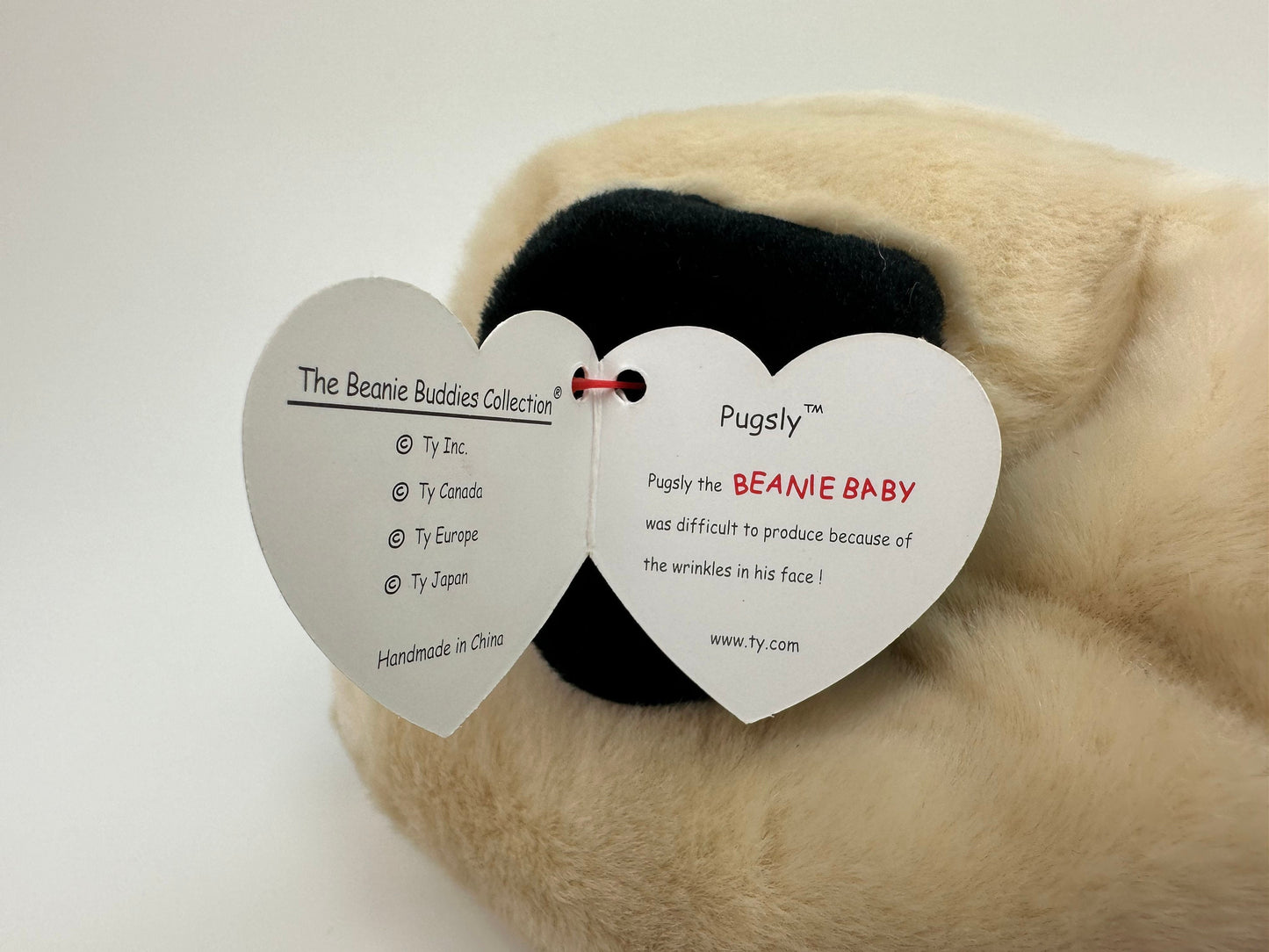 Ty Beanie Buddy “Pugsly” the Adorable Pug Plush (13 inch)