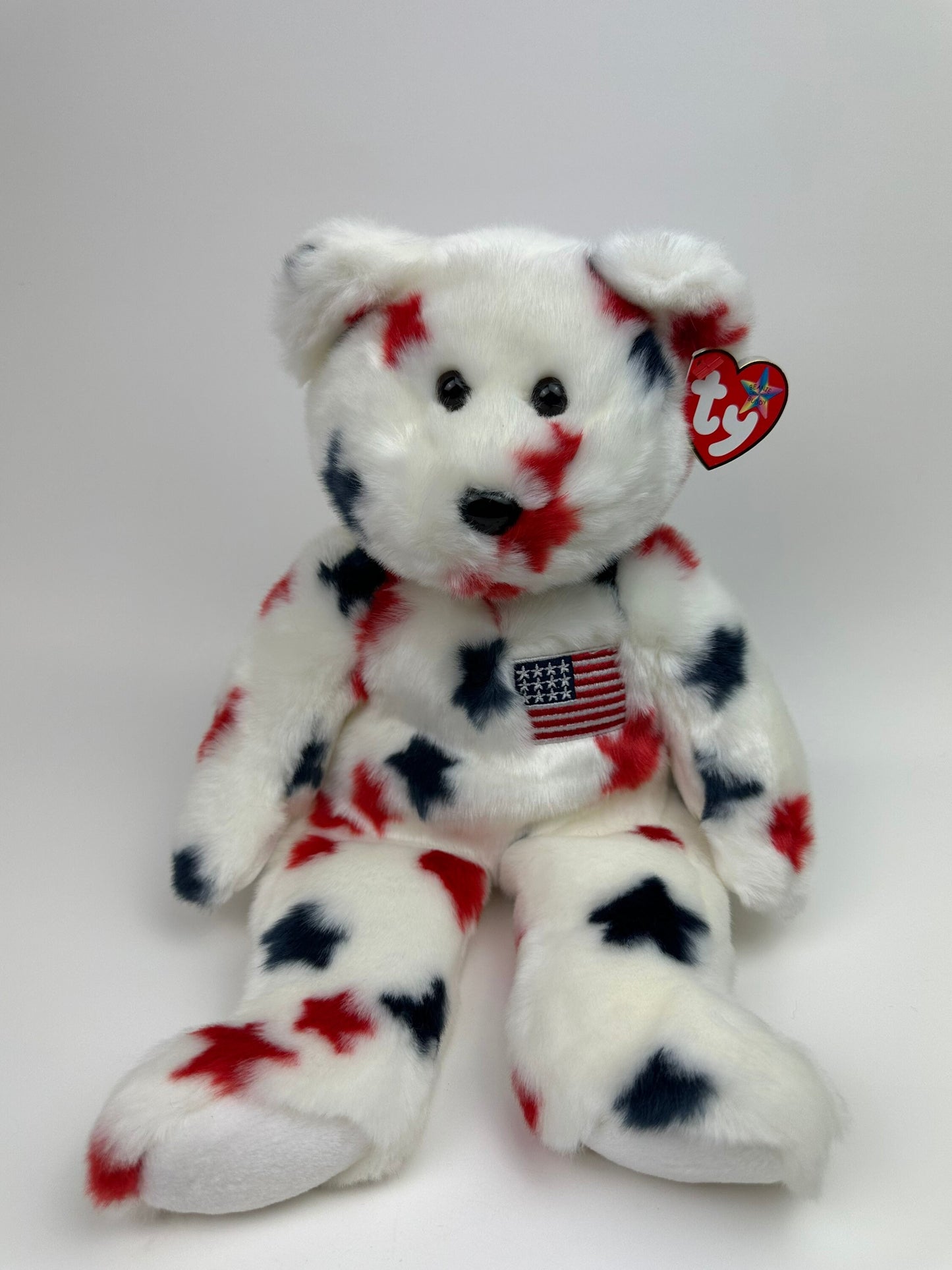 Ty Beanie Buddy “Glory” the Independence Day Patriotic Bear! (13 inch)