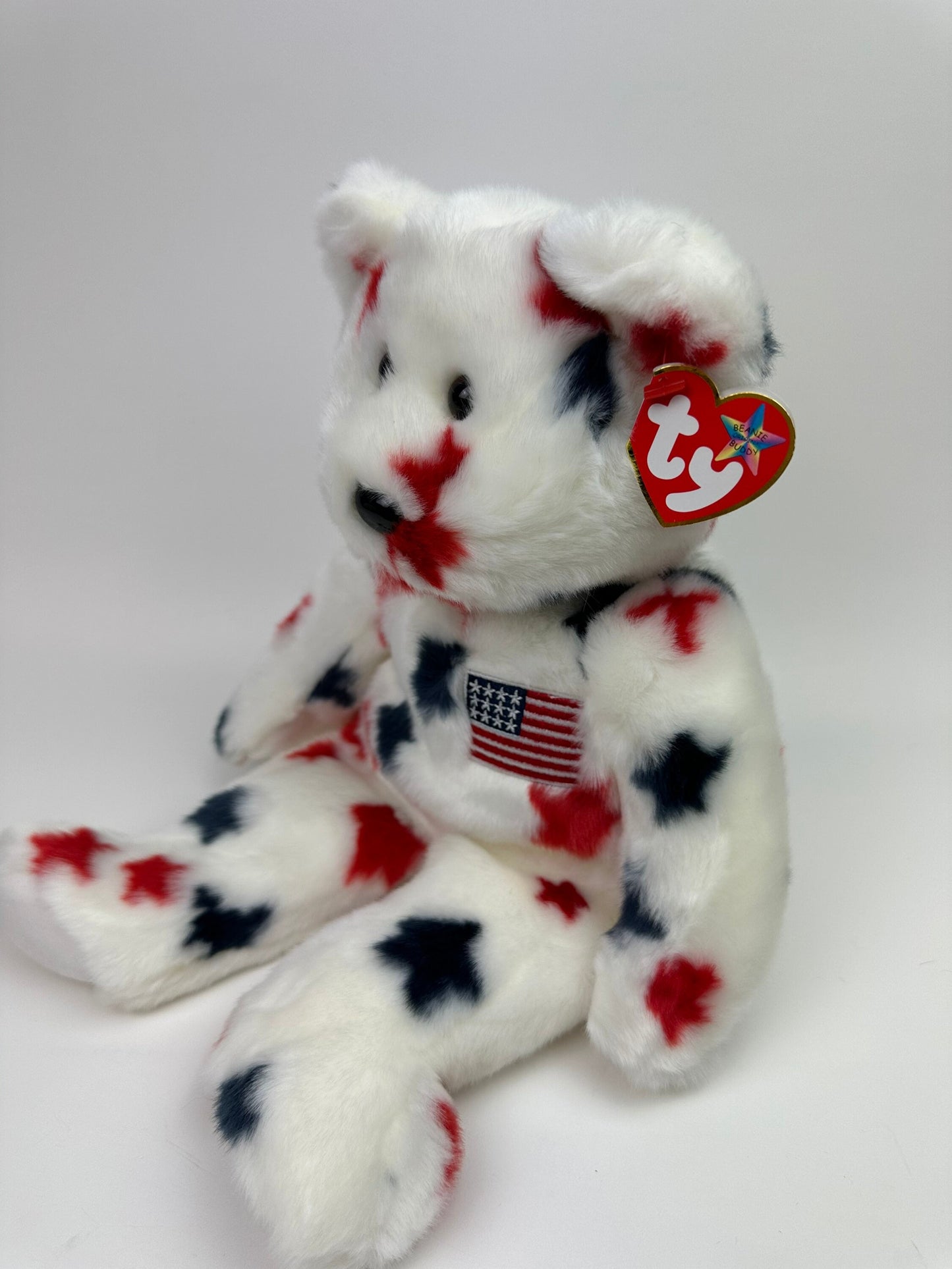 Ty Beanie Buddy “Glory” the Independence Day Patriotic Bear! (13 inch)