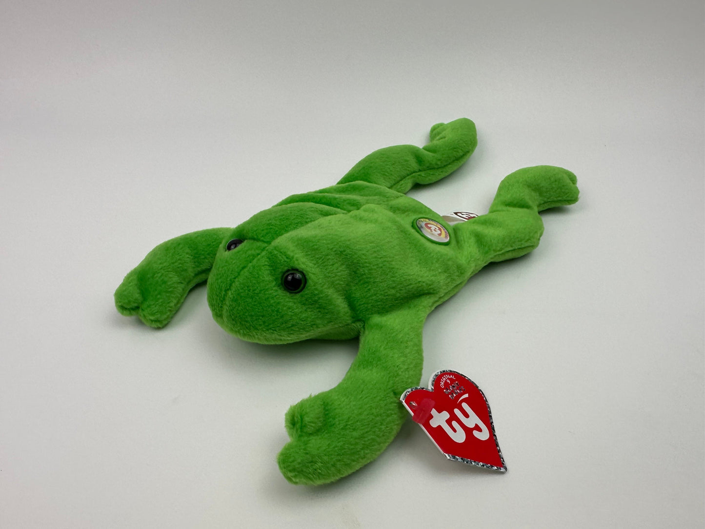 Ty Beanie Baby “Legs” the Frog BBOC Exclusive (Beanie Baby Official Club) Original 9 Replica *Rare* (9 inch)