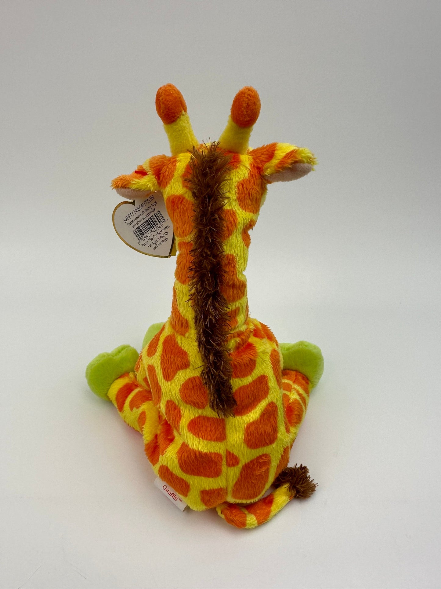 Ty Beanie Baby “Giraffiti” the Giraffe  - Circus Beanie (7 inch)