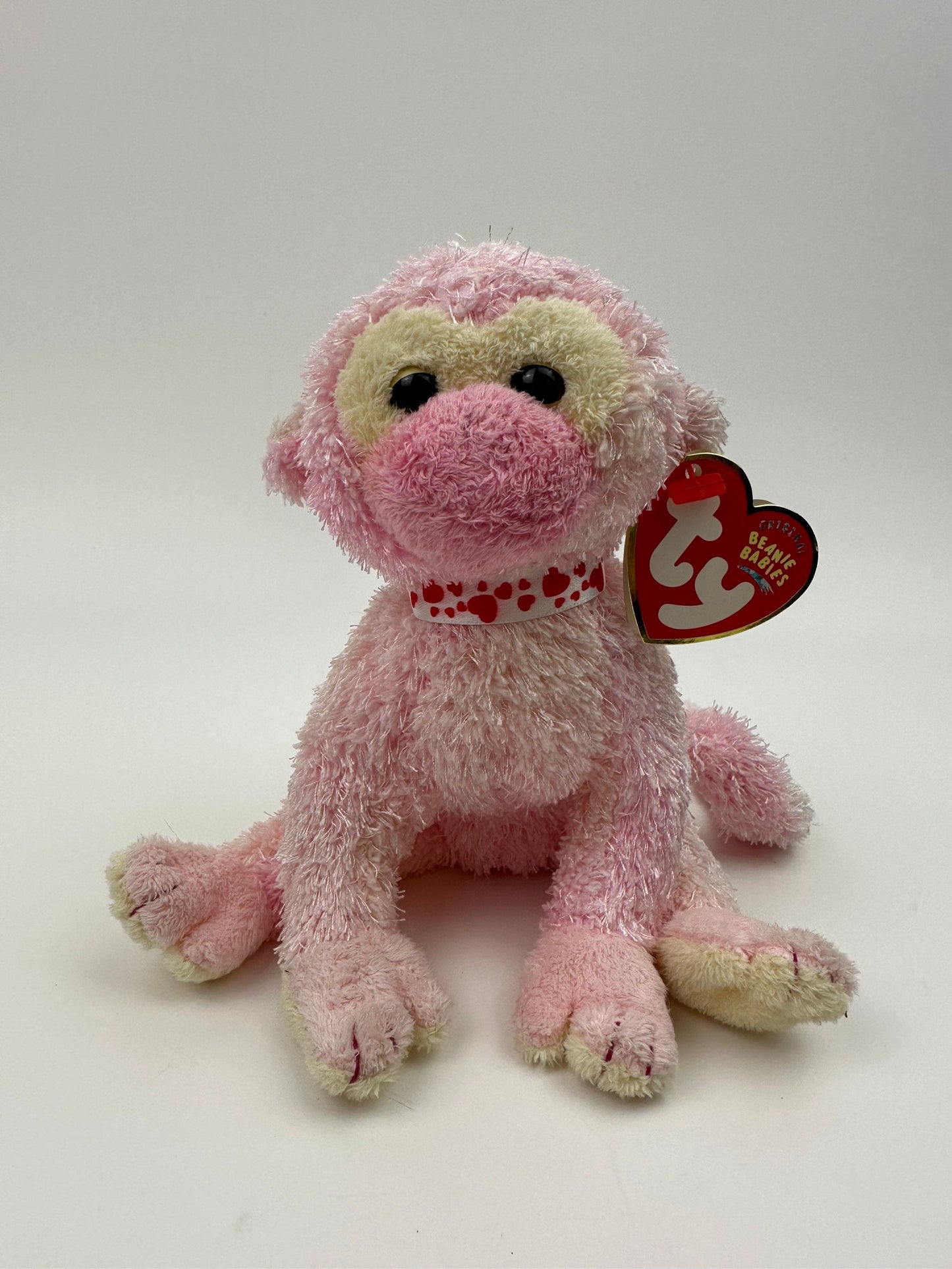 Ty Beanie Baby “Poet” the Pink Monkey! (6 inch)