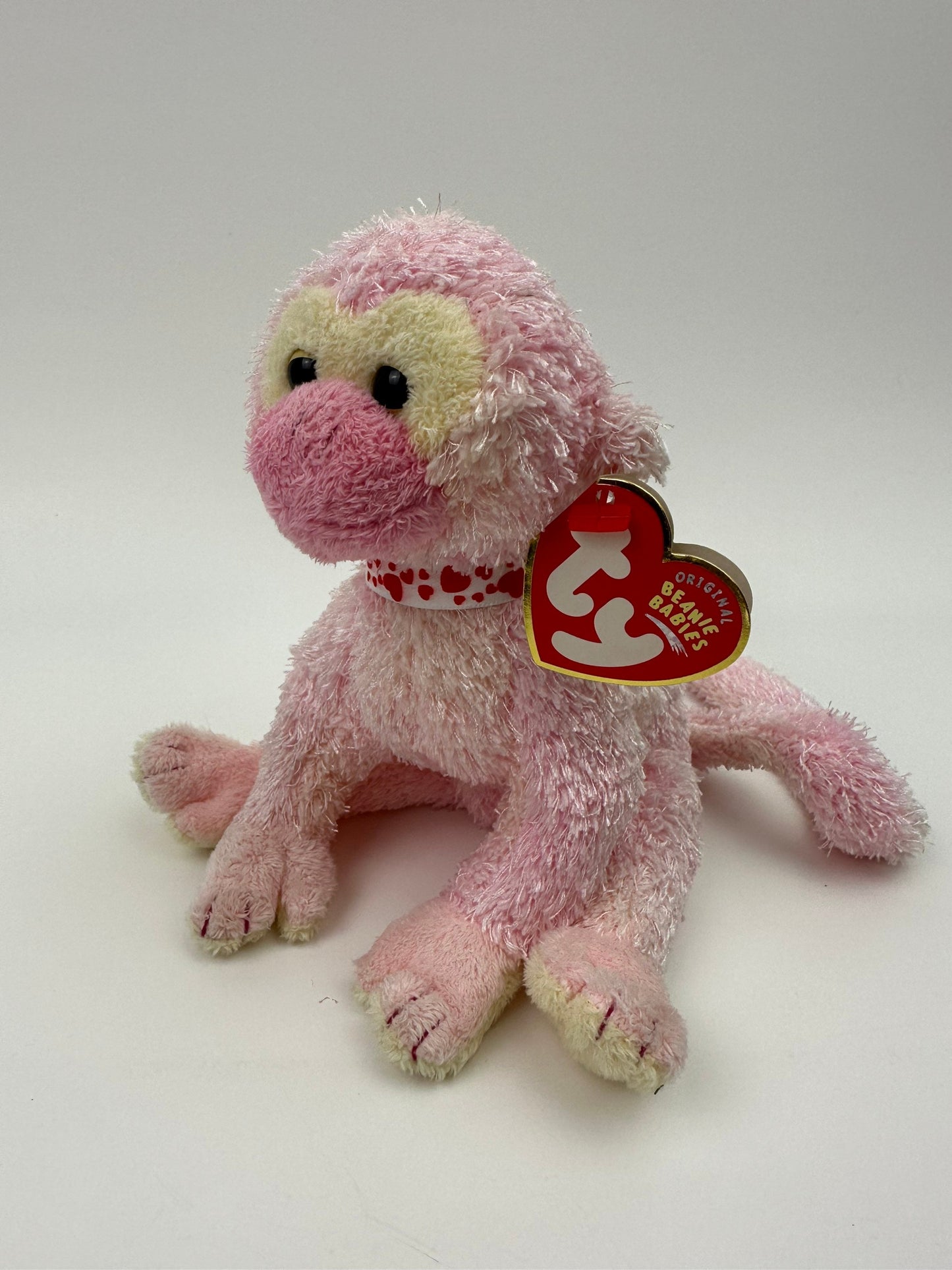 Ty Beanie Baby “Poet” the Pink Monkey! (6 inch)