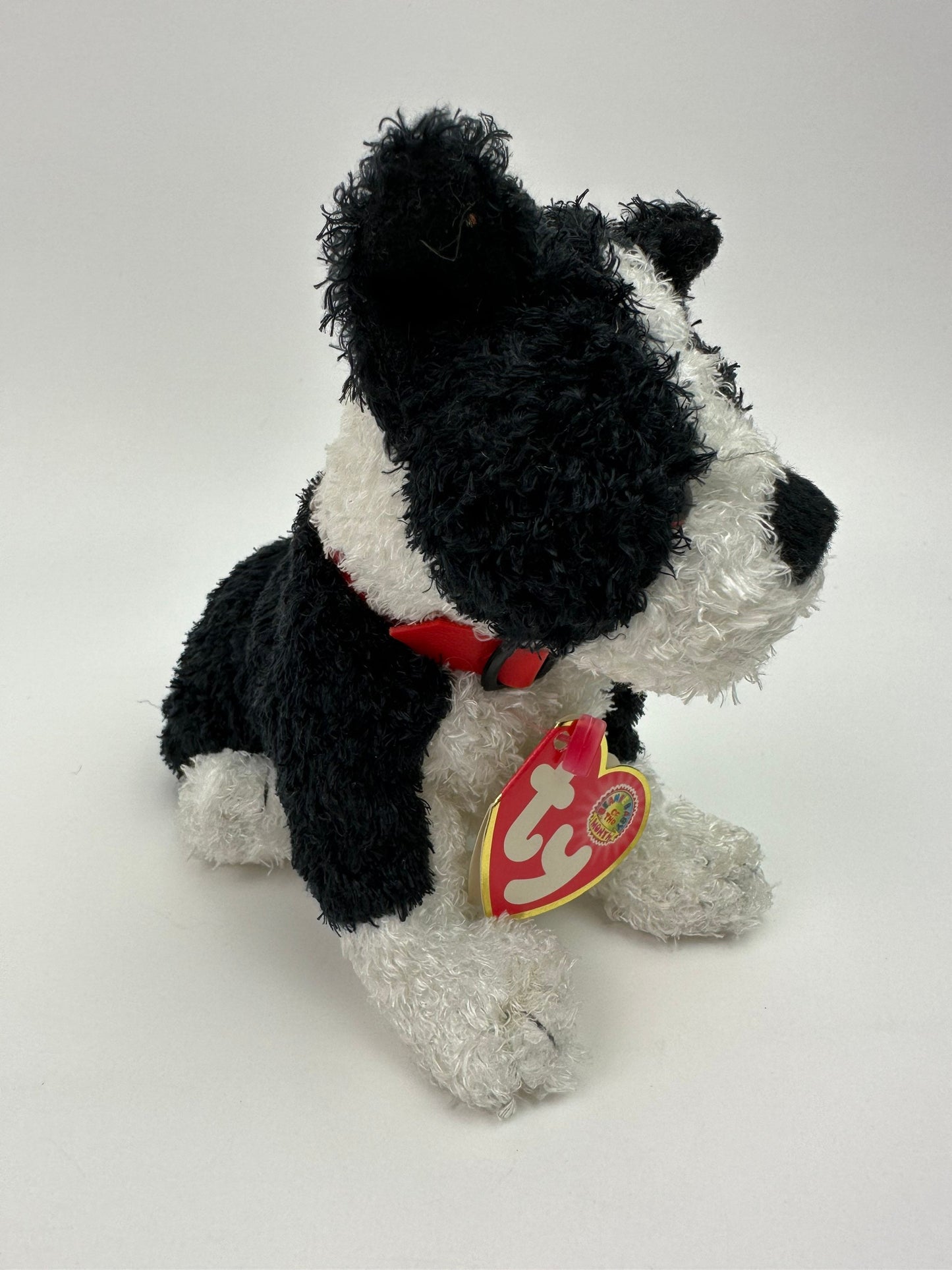 Ty Beanie Baby “Barklowe” the Black and White Dog! Beanie Baby of the Month (6.5 inch)