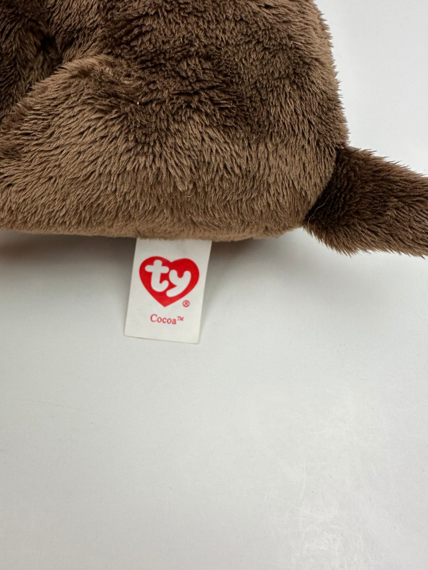 Ty Beanie Baby “Cocoa” the Brown Dog - Rare! (6 inch)