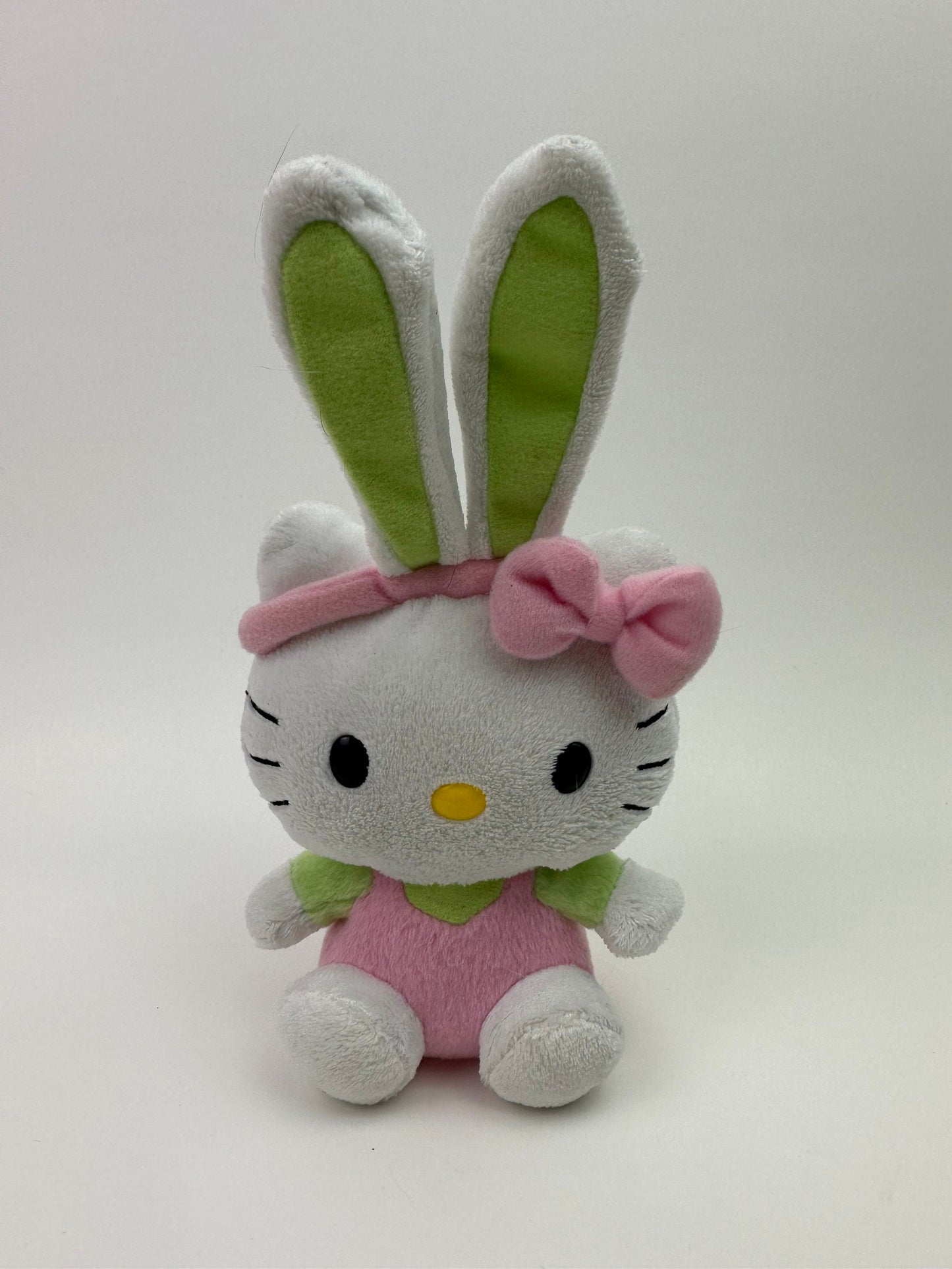 Ty Beanie Baby Vintage “Hello Kitty” the Easter Hello Kitty Plush With Bunny Ears - No Hang Tag (5.5 inch)