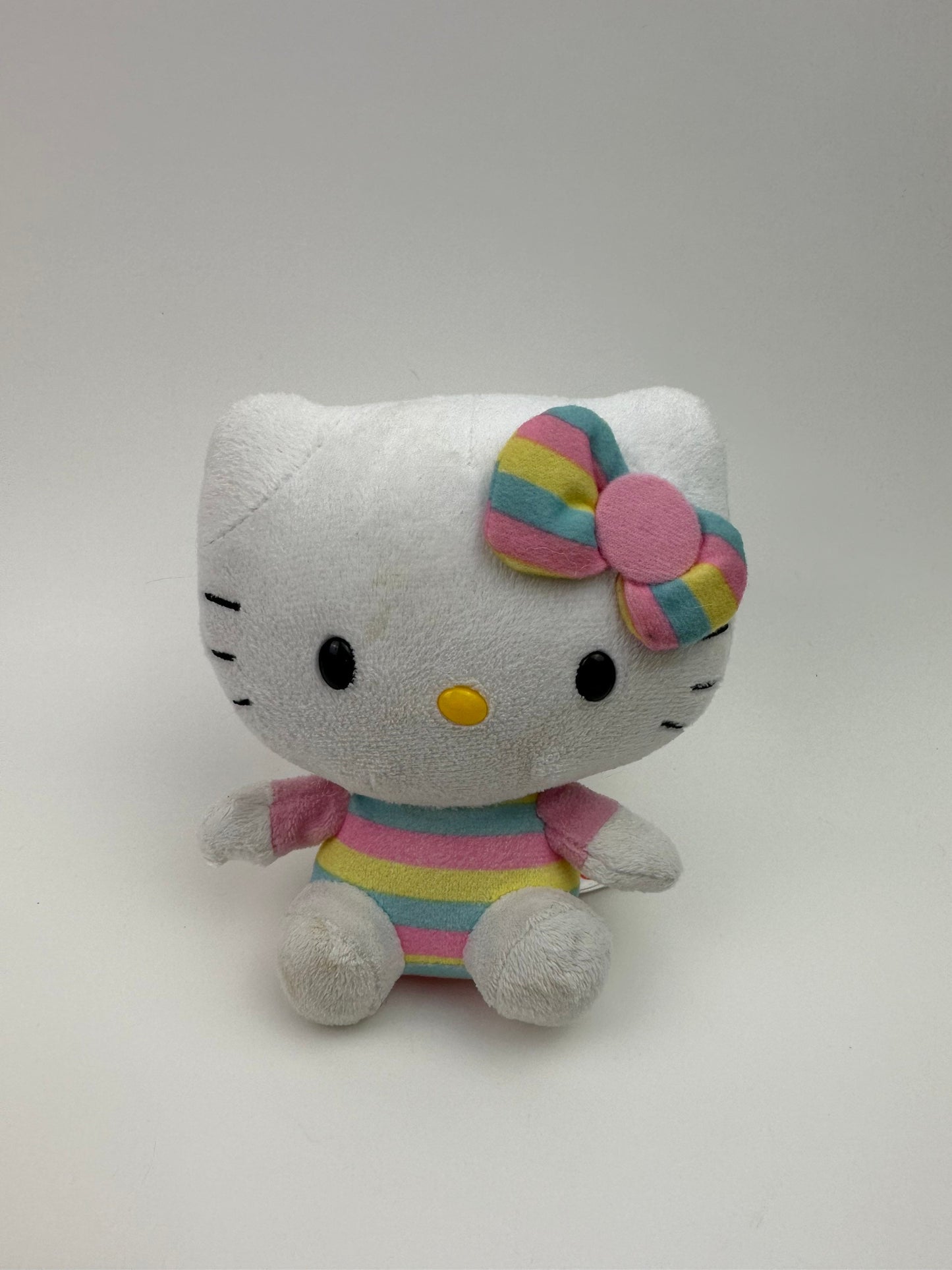 Ty Beanie Baby Vintage “Hello Kitty” the Striped Hello Kitty Plush - No Hang Tag (5.5 inch)