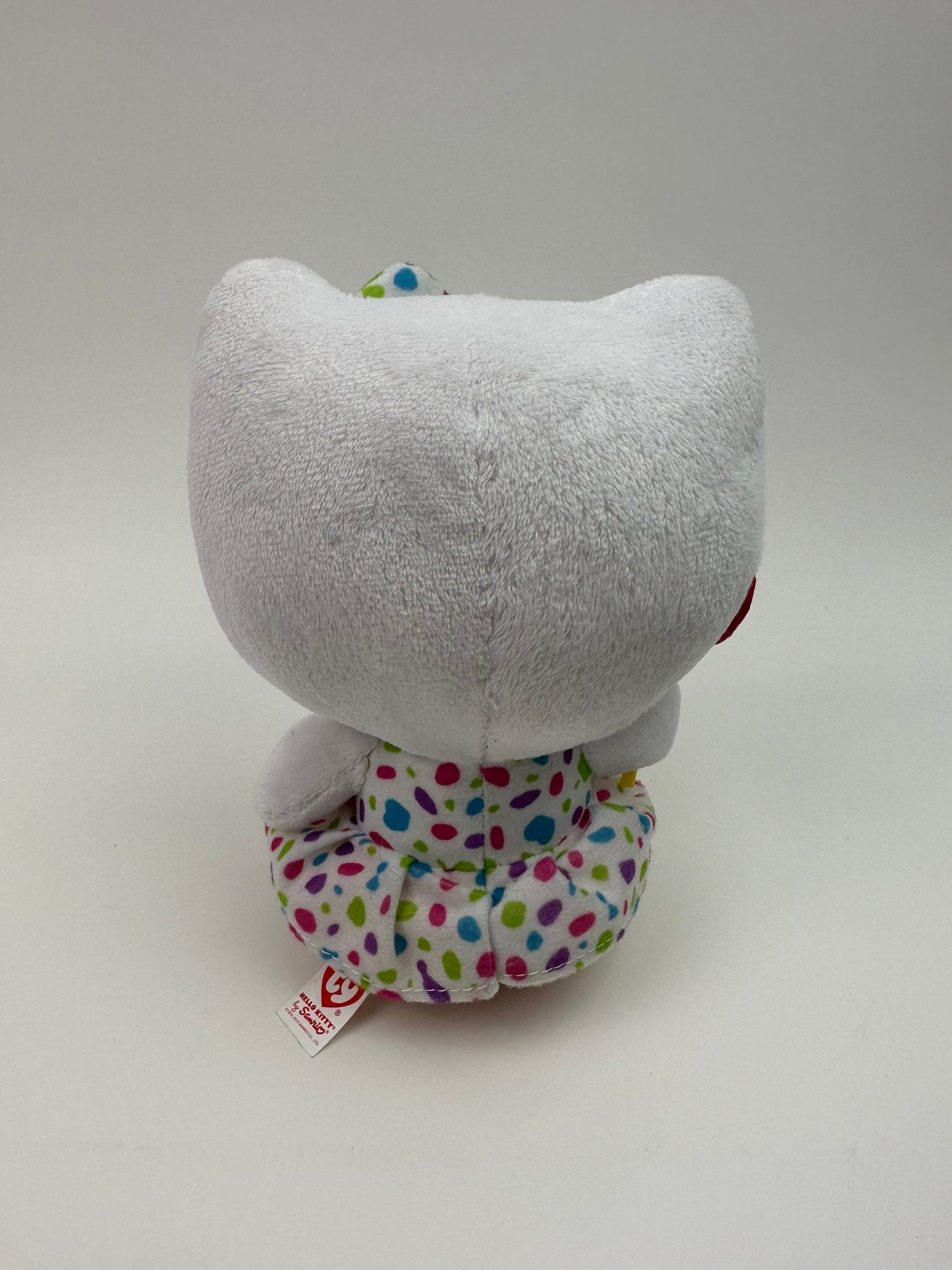 Ty Beanie Baby Vintage “Hello Kitty” the Hello Kitty Plush Holding Lollipop - No Hang Tag (5.5 inch)