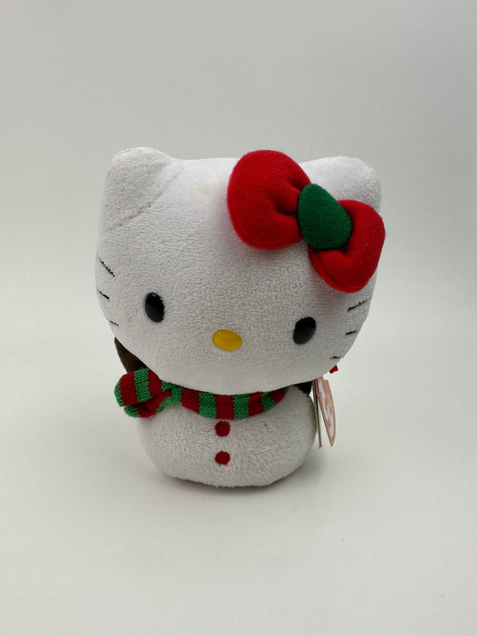 Ty Beanie Baby Vintage “Hello Kitty” the Hello Kitty Plush Snowman Style (5.5 inch)