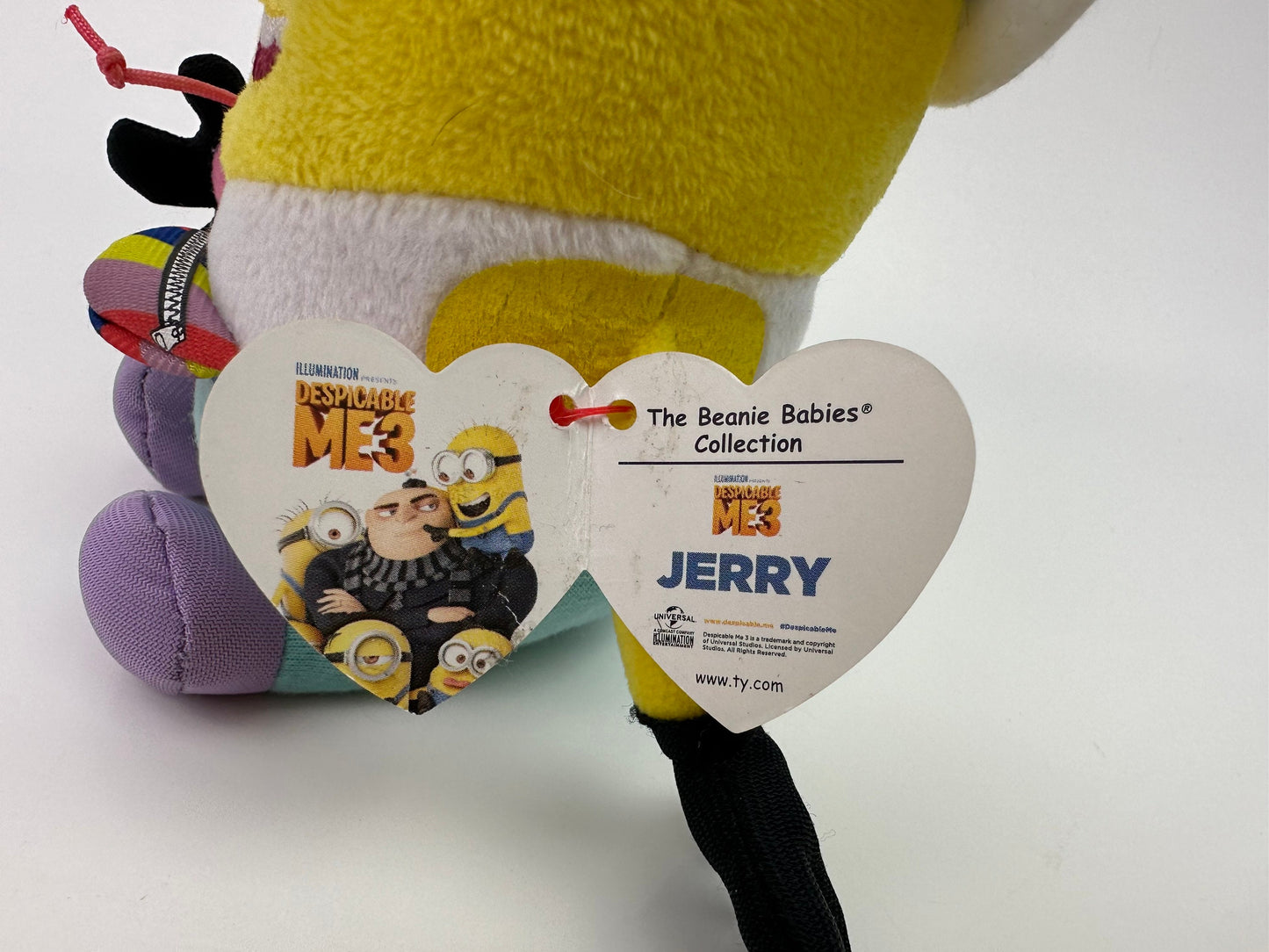 Ty Beanie Baby “Jerry” the Minion from Despicable Me 3 (7 inch)