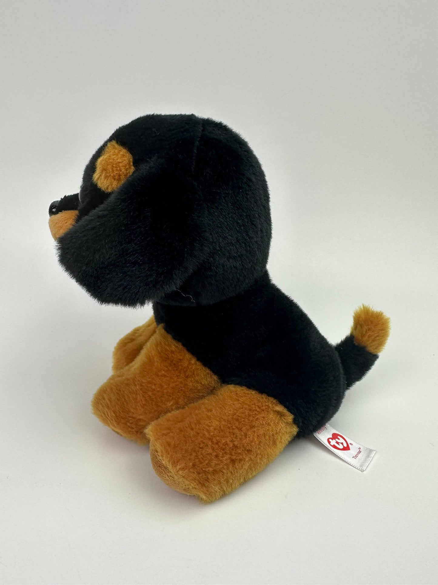 TY Beanie Boo Trevour the Rottweiler Dog - Excellent Condition - No Hang Tag (6 inch)