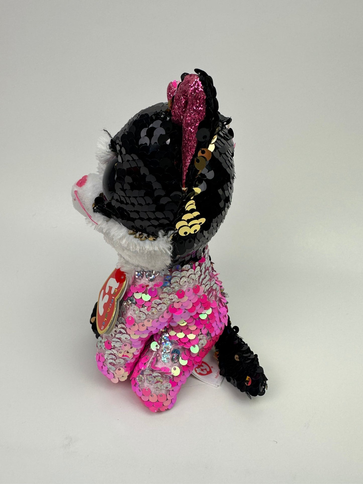 Ty Flippables “Malibu” the Cat with sequins (6 inch)