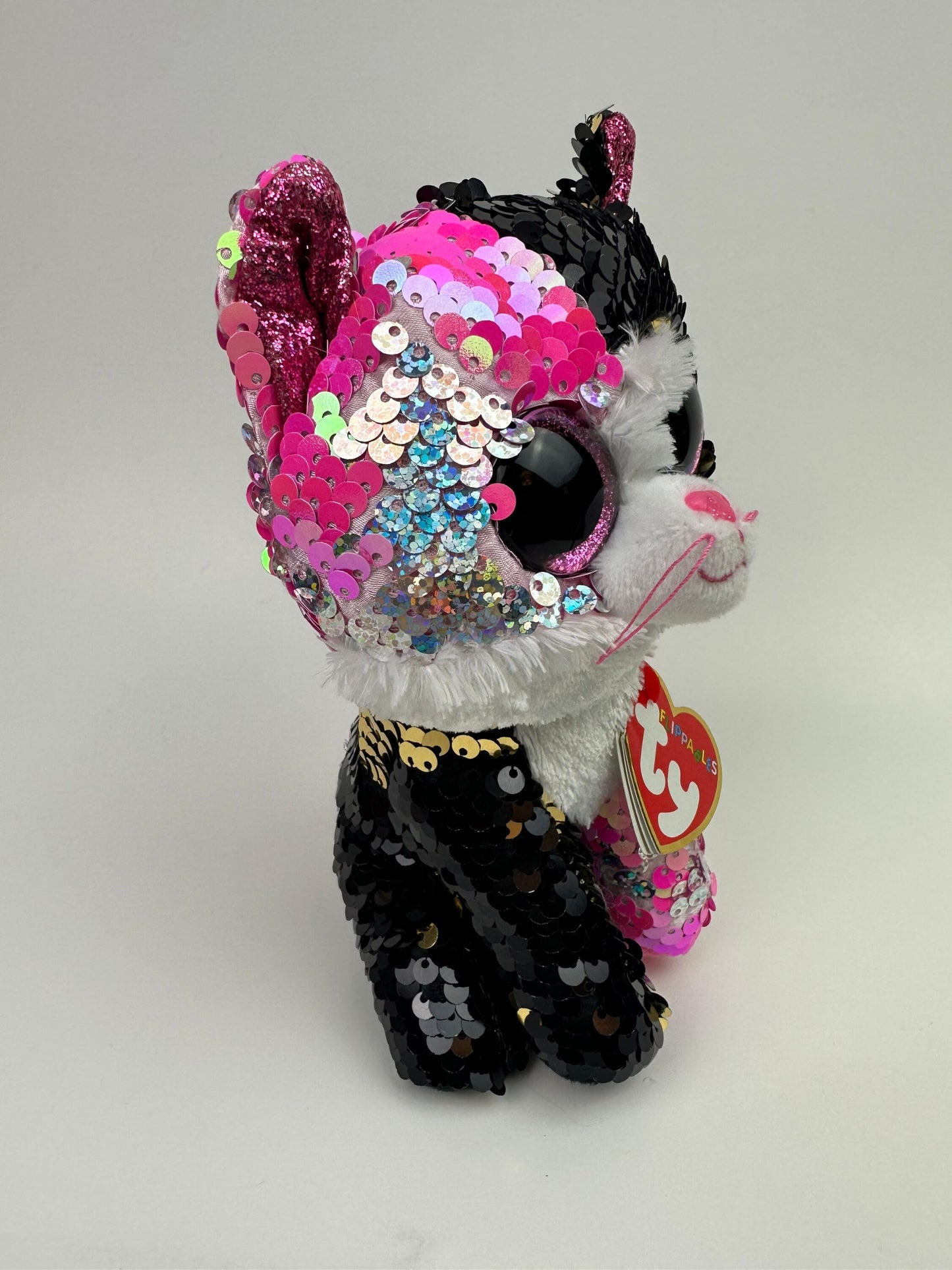 Ty Flippables “Malibu” the Cat with sequins (6 inch)