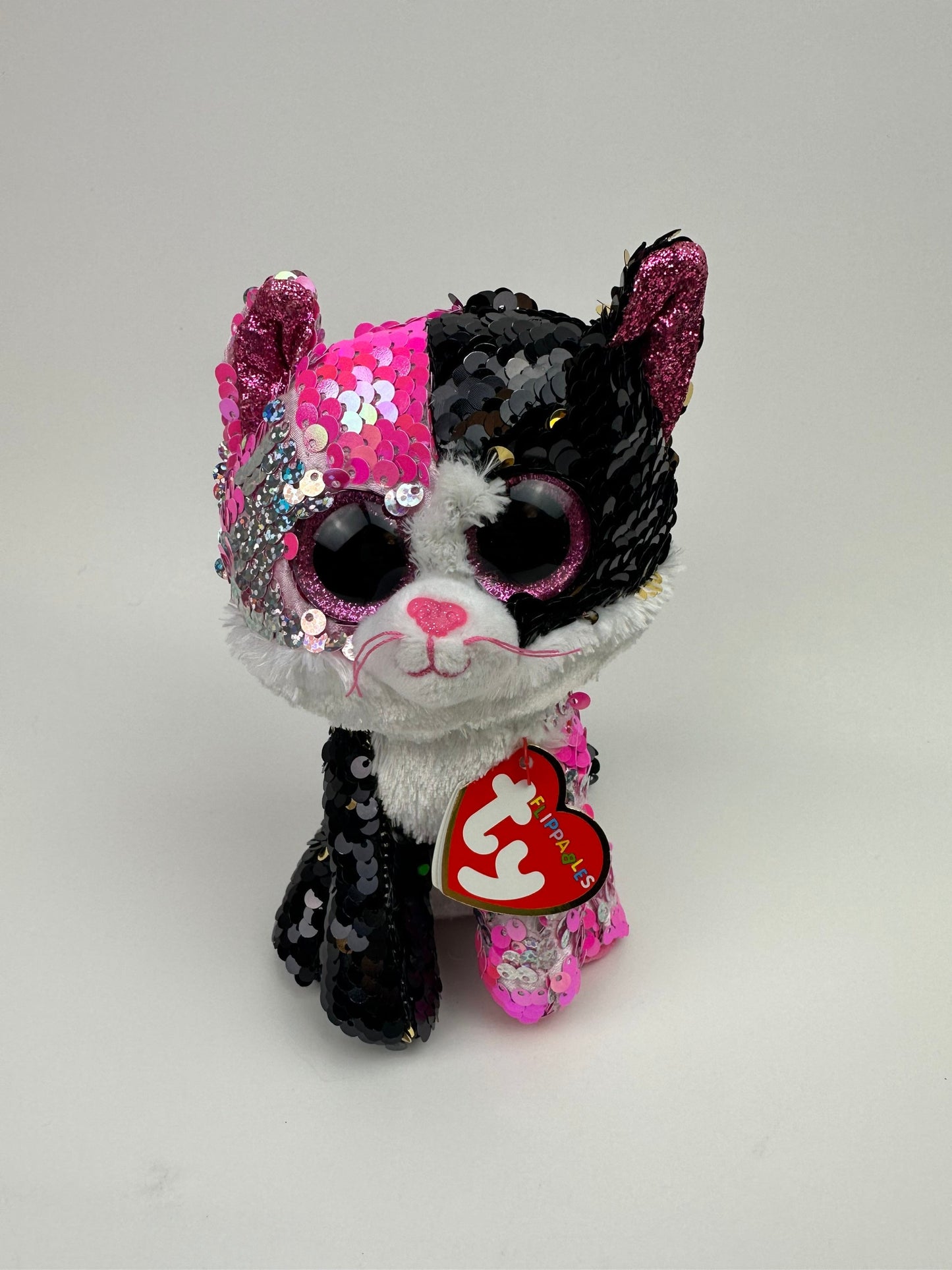 Ty Flippables “Malibu” the Cat with sequins (6 inch)