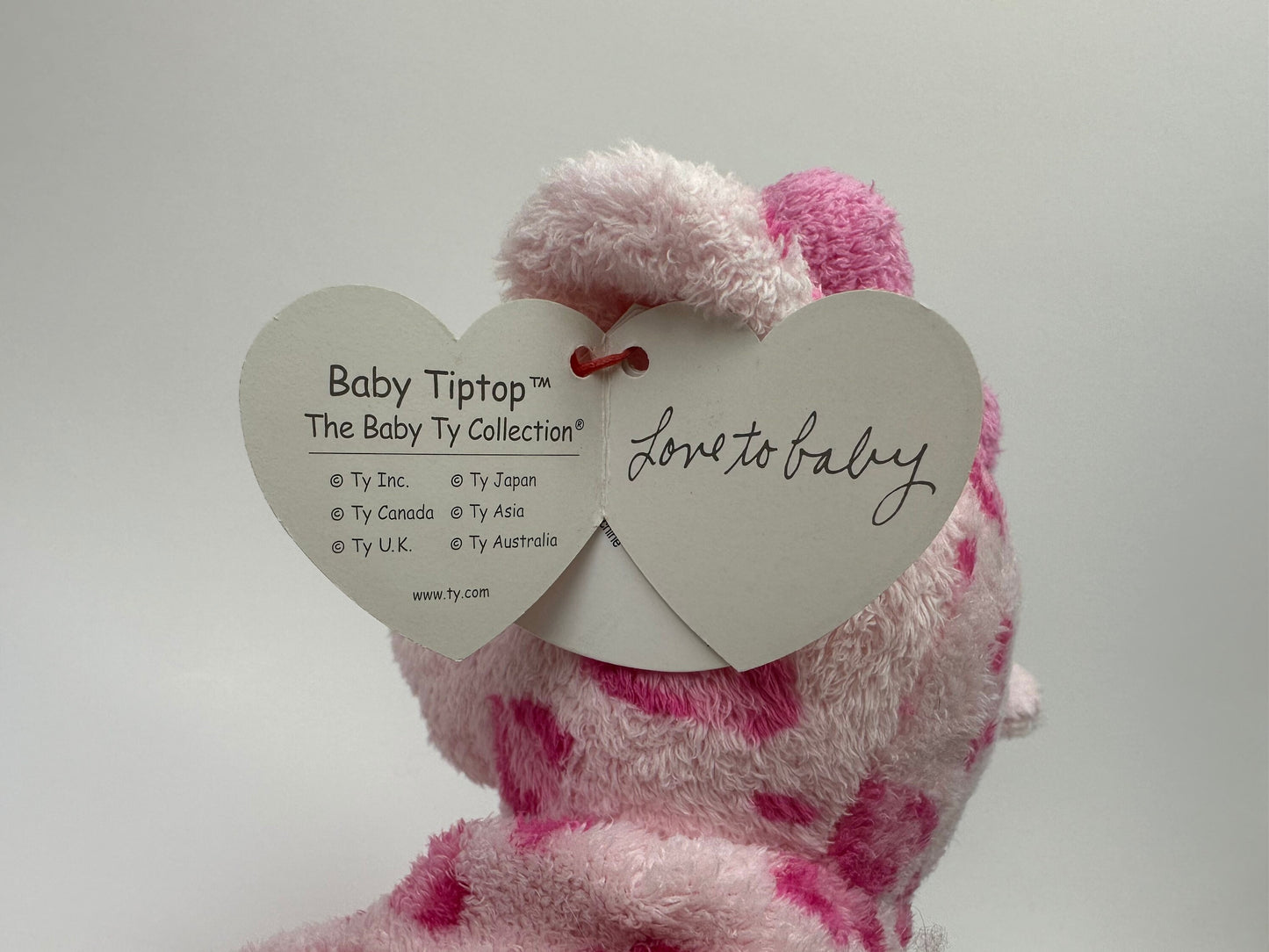 Ty Baby Collection “Baby Tiptop” the Pink Giraffe - Love to Baby *Rare*  (10 inch)