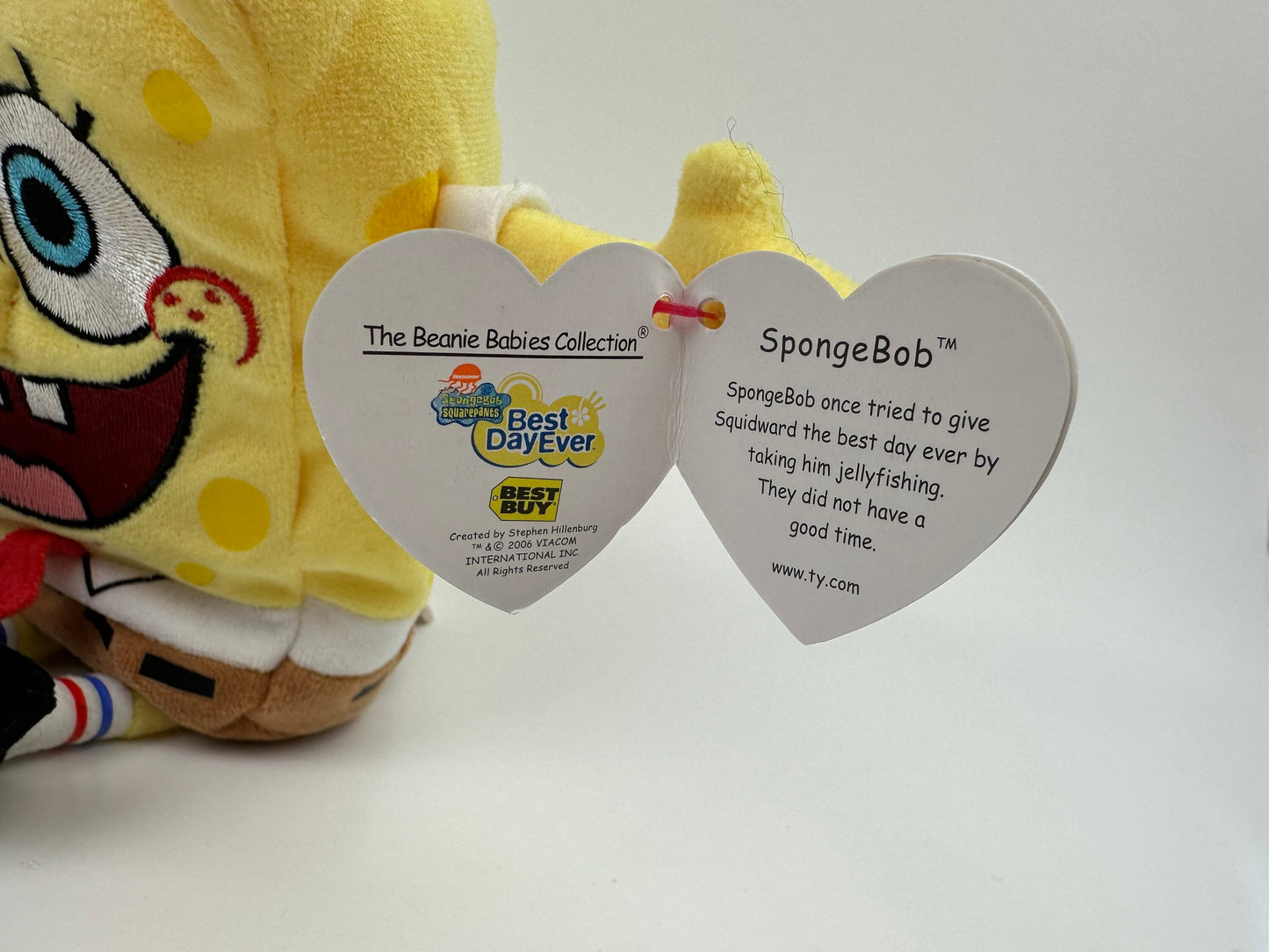 Ty Beanie Baby SpongeBob SquarePants - Best Day Ever Version! (8 inch)