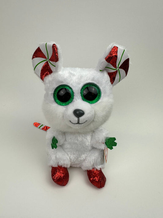 Ty Beanie Boo “Chimney” the Grey Holiday Mouse (6 inch)