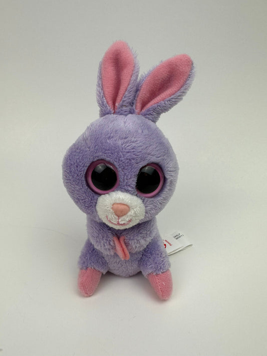 Ty Basket Beanie “Petunia” the Bunny Rabbit - No Hang Tag! *Small Basket Beanie* (4 inch)