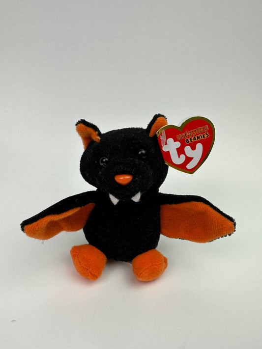 Ty Halloweenie Beanie “Swoop” the Black Halloween Bat - Teenie Beanie! (3 inch)