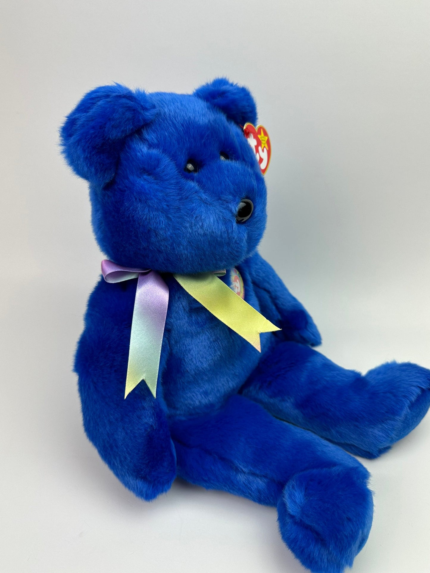 Ty Beanie Buddy “Clubby” the Royal Blue Bear -! (14 inch)