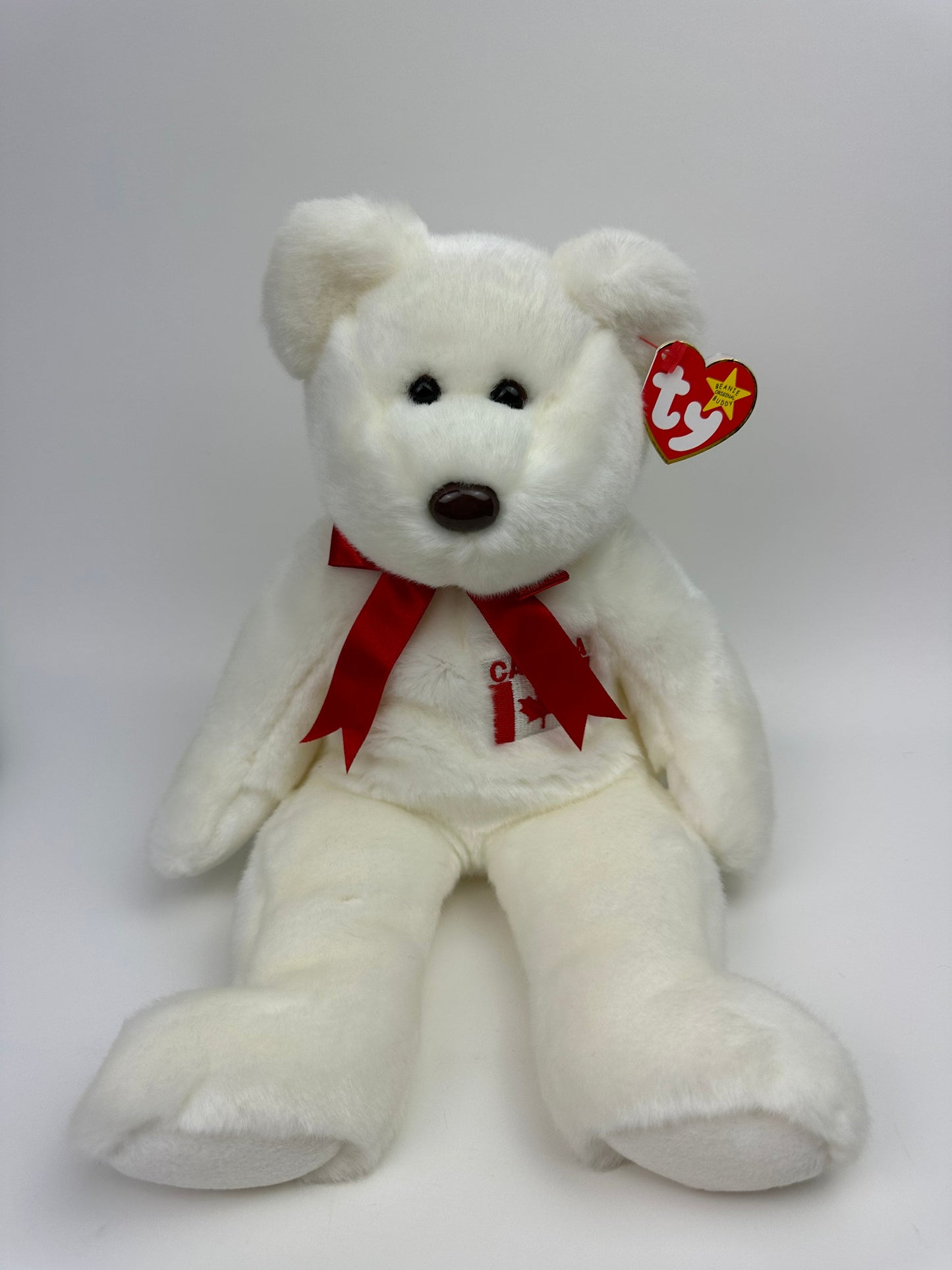 Ty Beanie Buddy Maple the Canadian Bear! (13.5 inch)