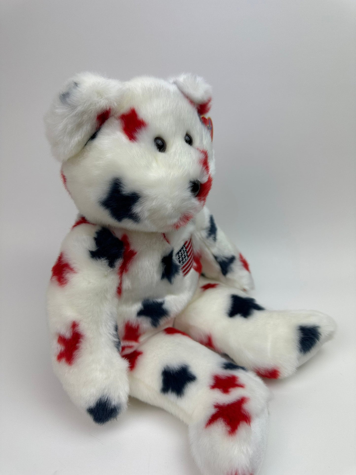 Ty Beanie Buddy “Glory” the Independence Day Patriotic Bear! (13 inch)