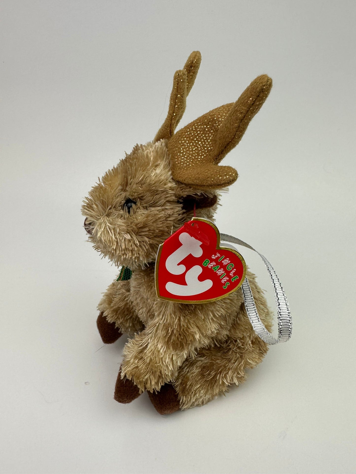 Ty Jingle Beanies “Rudy” the Reindeer Christmas Tree Ornament (4 inch)