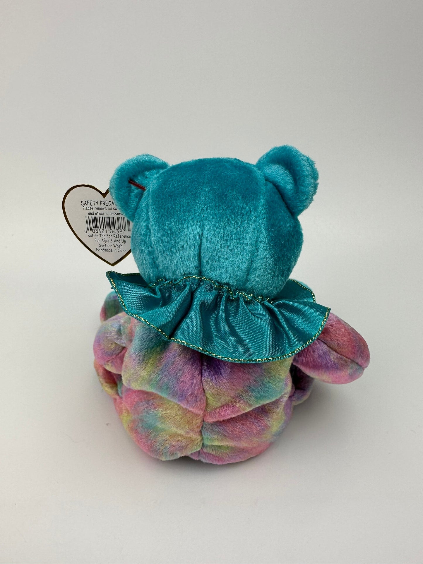 Ty Beanie Baby December the Birthday Bear - Turquoise Birthstone Bear (7 inch)