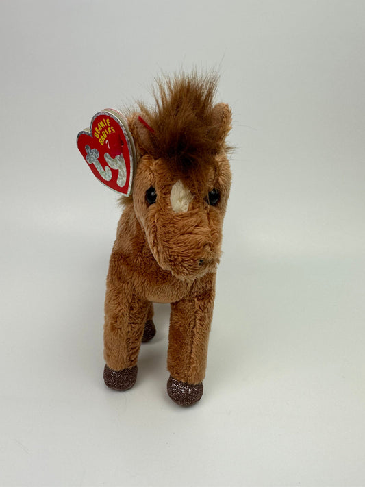 Ty Beanie Baby 2.0 “Saddle” the Horse (7 inch)