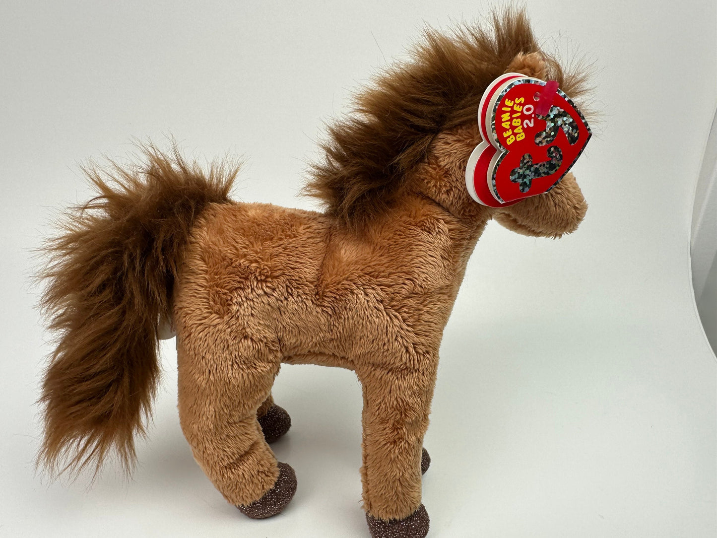 Ty Beanie Baby 2.0 “Saddle” the Horse (7 inch)