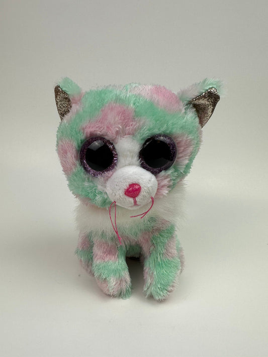 Ty Beanie Boo Opal the Cat - Excellent Condition - No Hang Tag (6 inch)