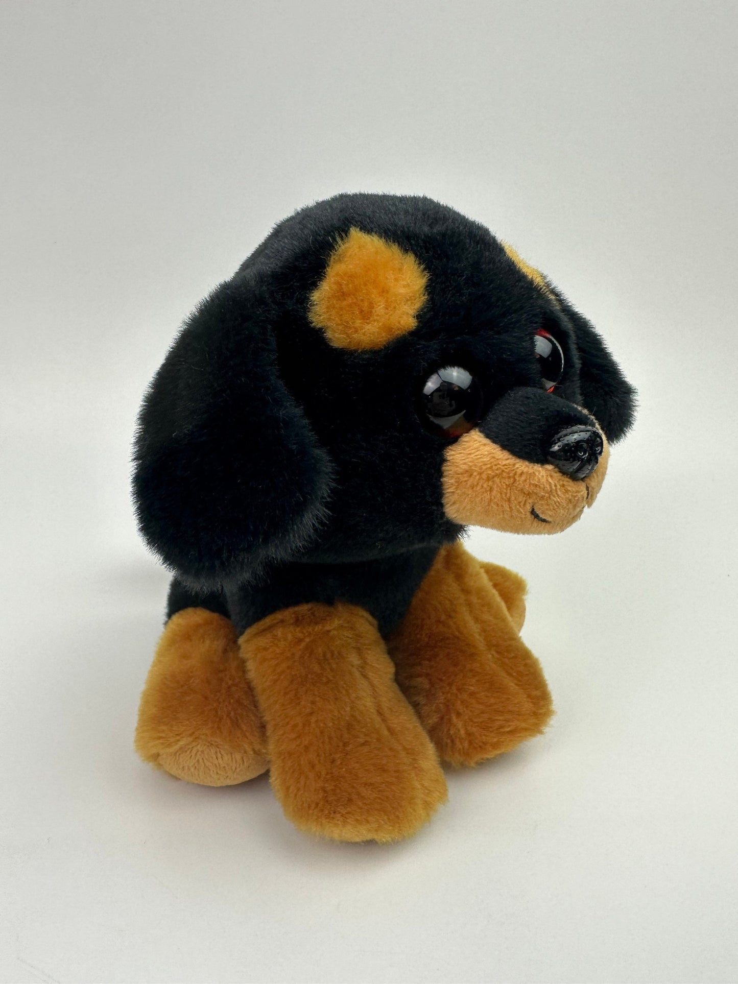 TY Beanie Boo Trevour the Rottweiler Dog - Excellent Condition - No Hang Tag (6 inch)