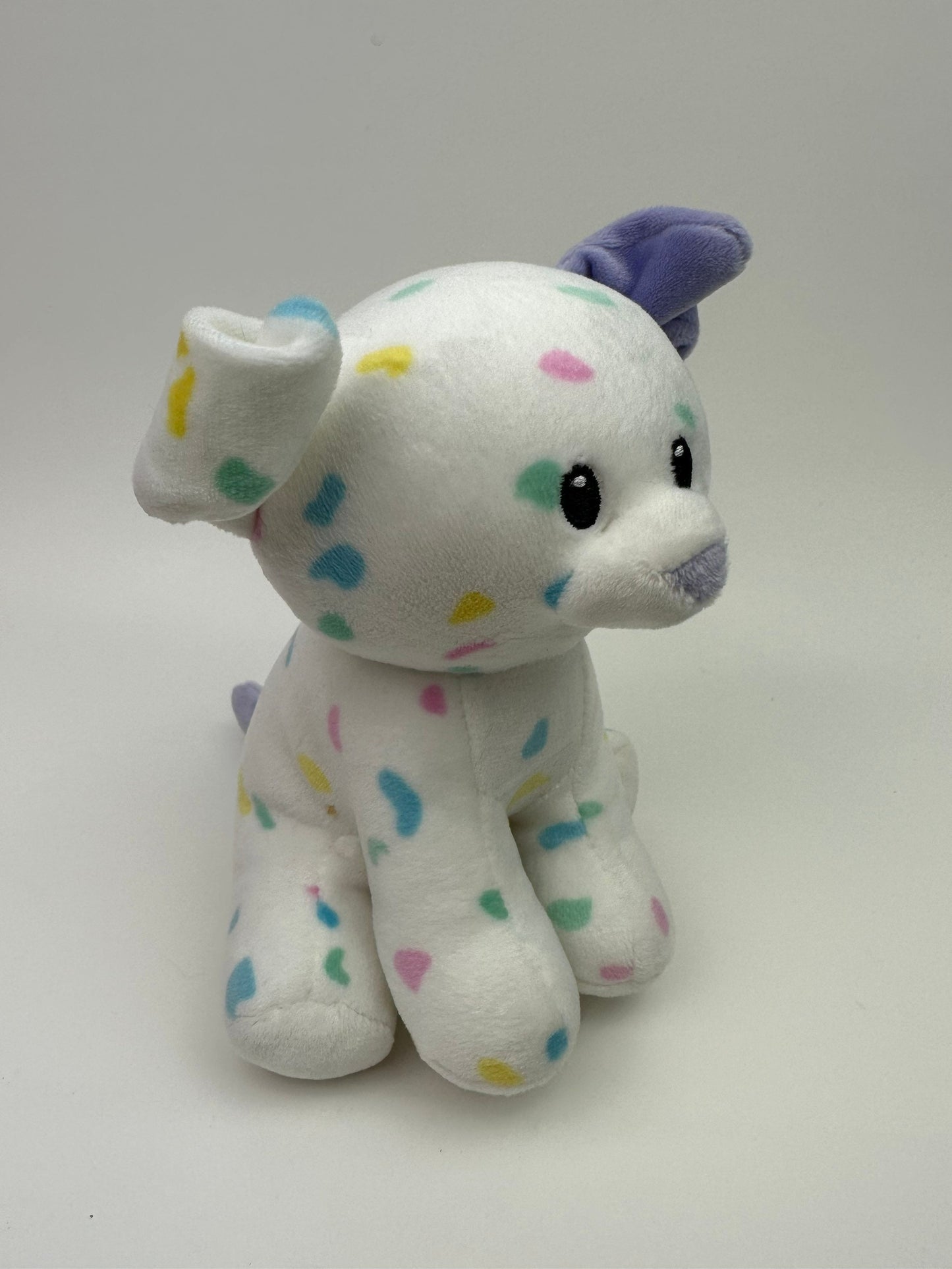 Ty Baby Collection “Sprinkles” the Confetti Dog - Love to Baby *Rare*  (Smaller 6 inch)