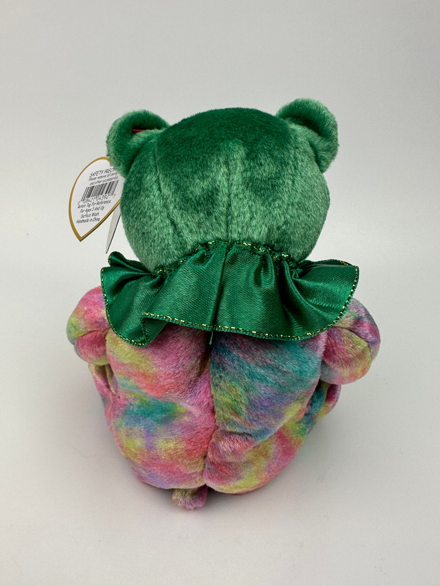 Ty Beanie Baby May the Birthday Bear - Emerald Birthstone Bear (7 inch)