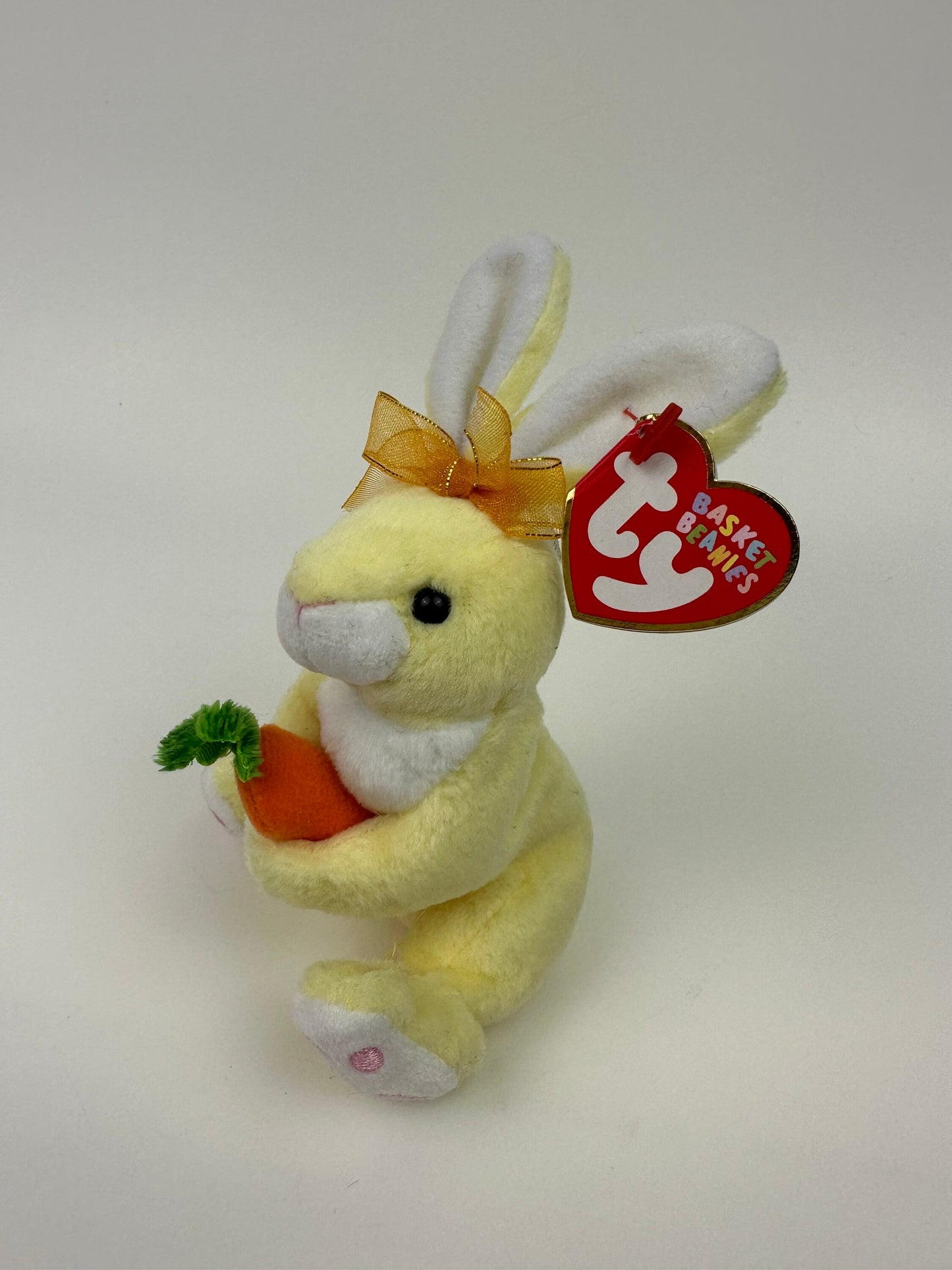 Ty Basket Beanie “Nibbles” the Bunny Rabbit! *Small Basket Beanie* (4 inch)