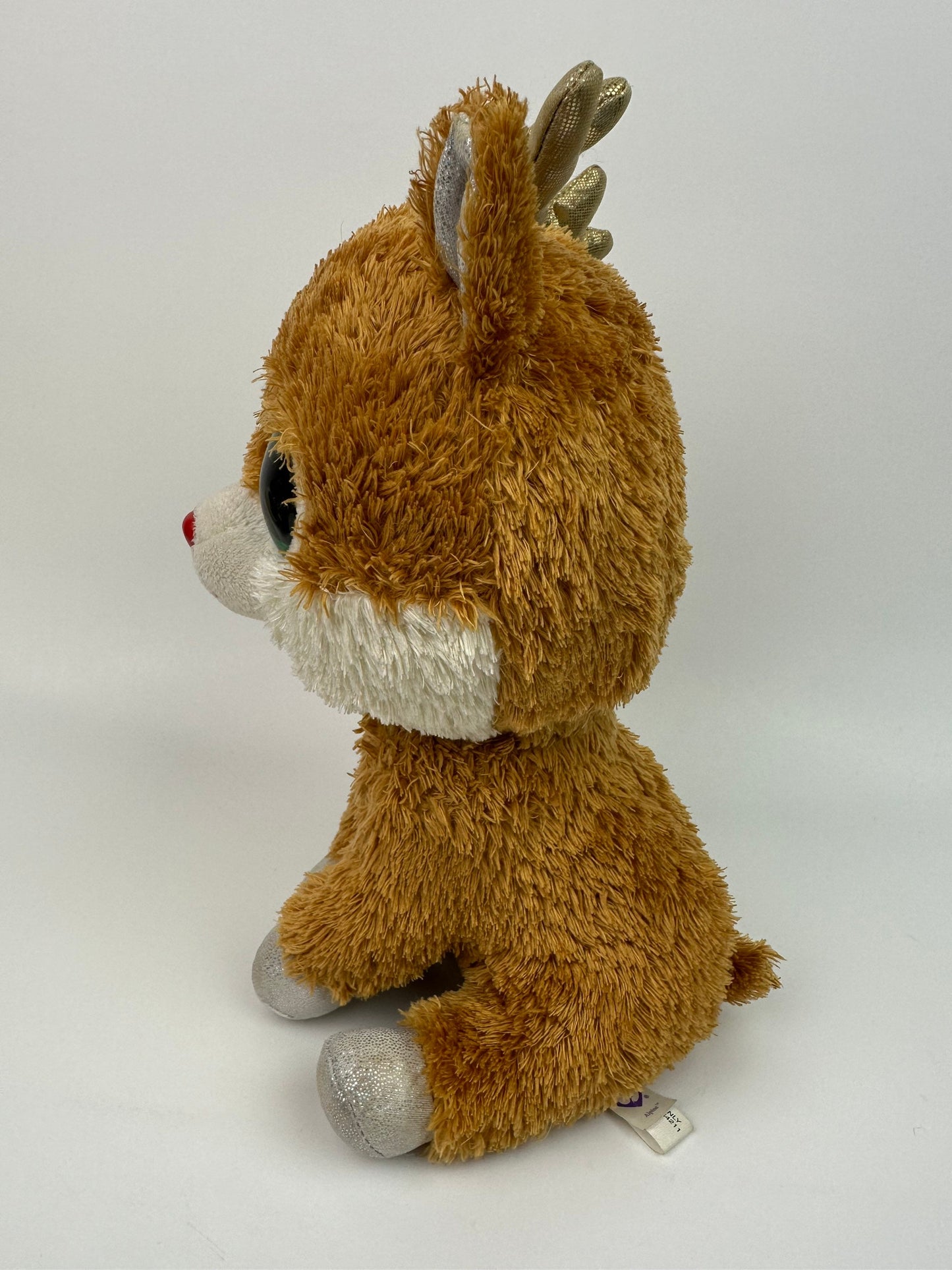 Ty Beanie Boo “Alpine” the Holiday Reindeer - No Hang Tag (9 inch)