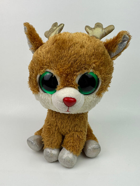 Ty Beanie Boo “Alpine” the Holiday Reindeer - No Hang Tag (9 inch)