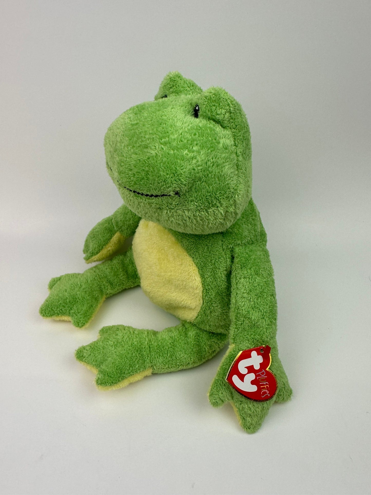 Ty Pluffies “Ponds” the Super Adorable Frog  - TY Pluffies Collection  (10 inch)