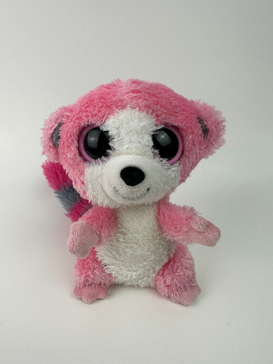 Ty Beanie Boo “Bubblegum” the Pink Lemur - No Hang Tag - UK Exclusive *Rare* (6 inch)