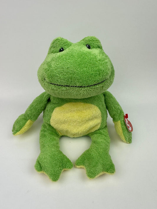 Ty Pluffies “Ponds” the Super Adorable Frog  - TY Pluffies Collection  (10 inch)