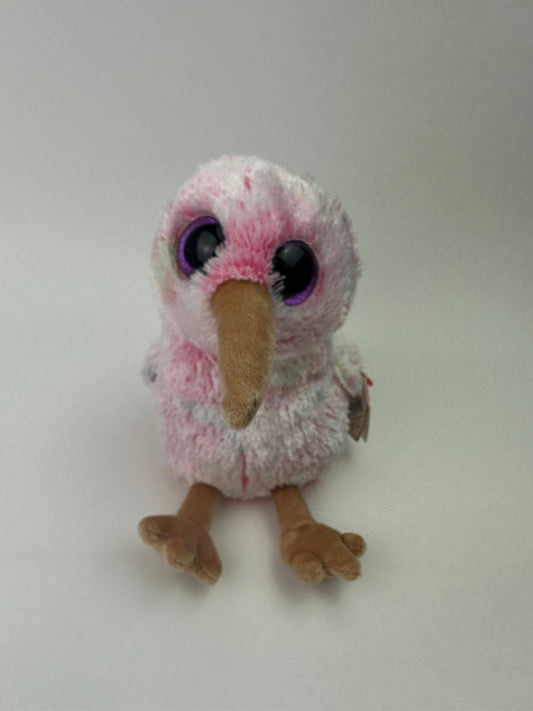 Ty Beanie Boos “Kiwi” the Pink Kiwi Bird (6 inch)