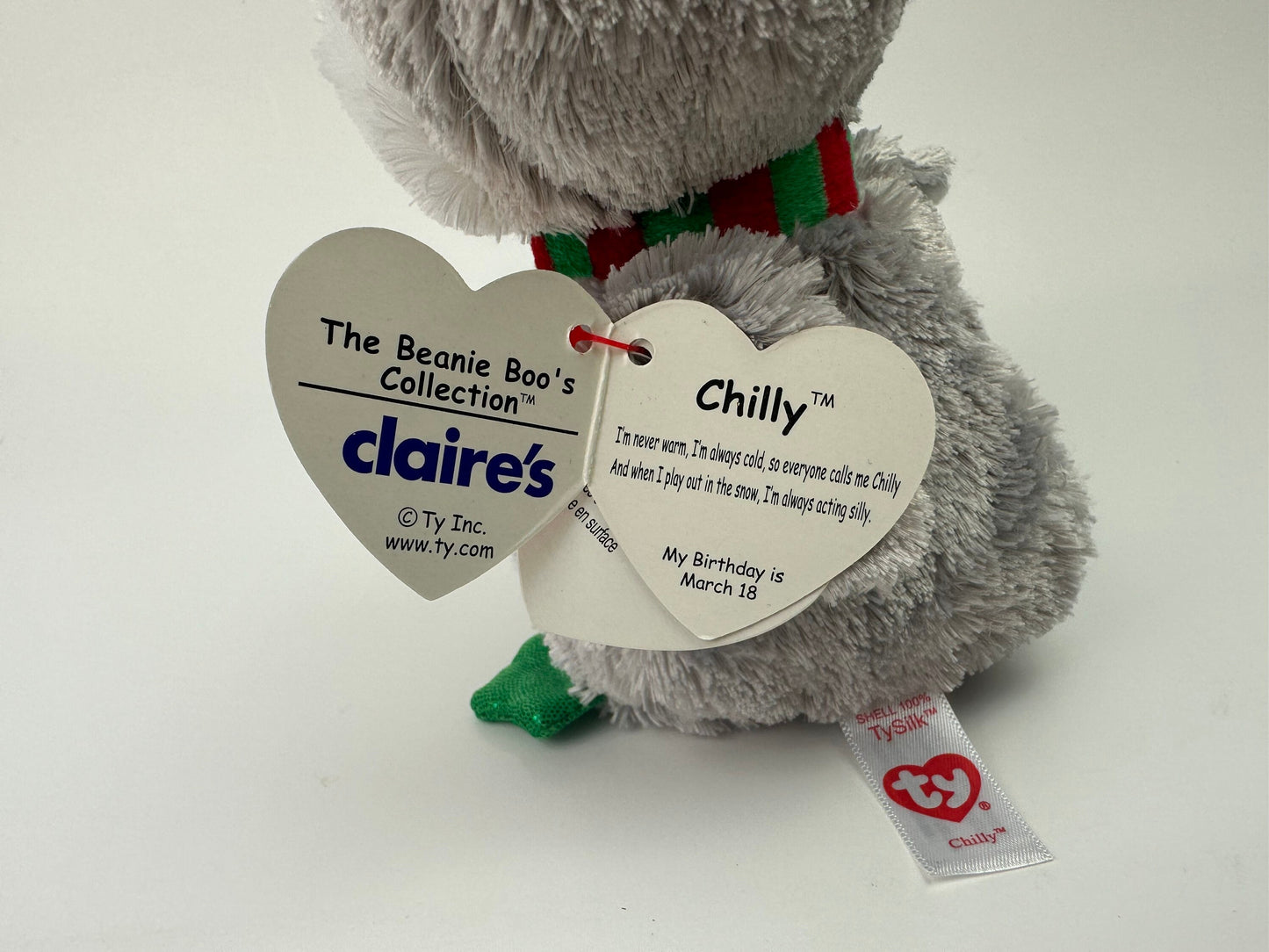 Ty Beanie Boo “Chilly” the Holiday Penguin - Claire’s Exclusive (6 inch)