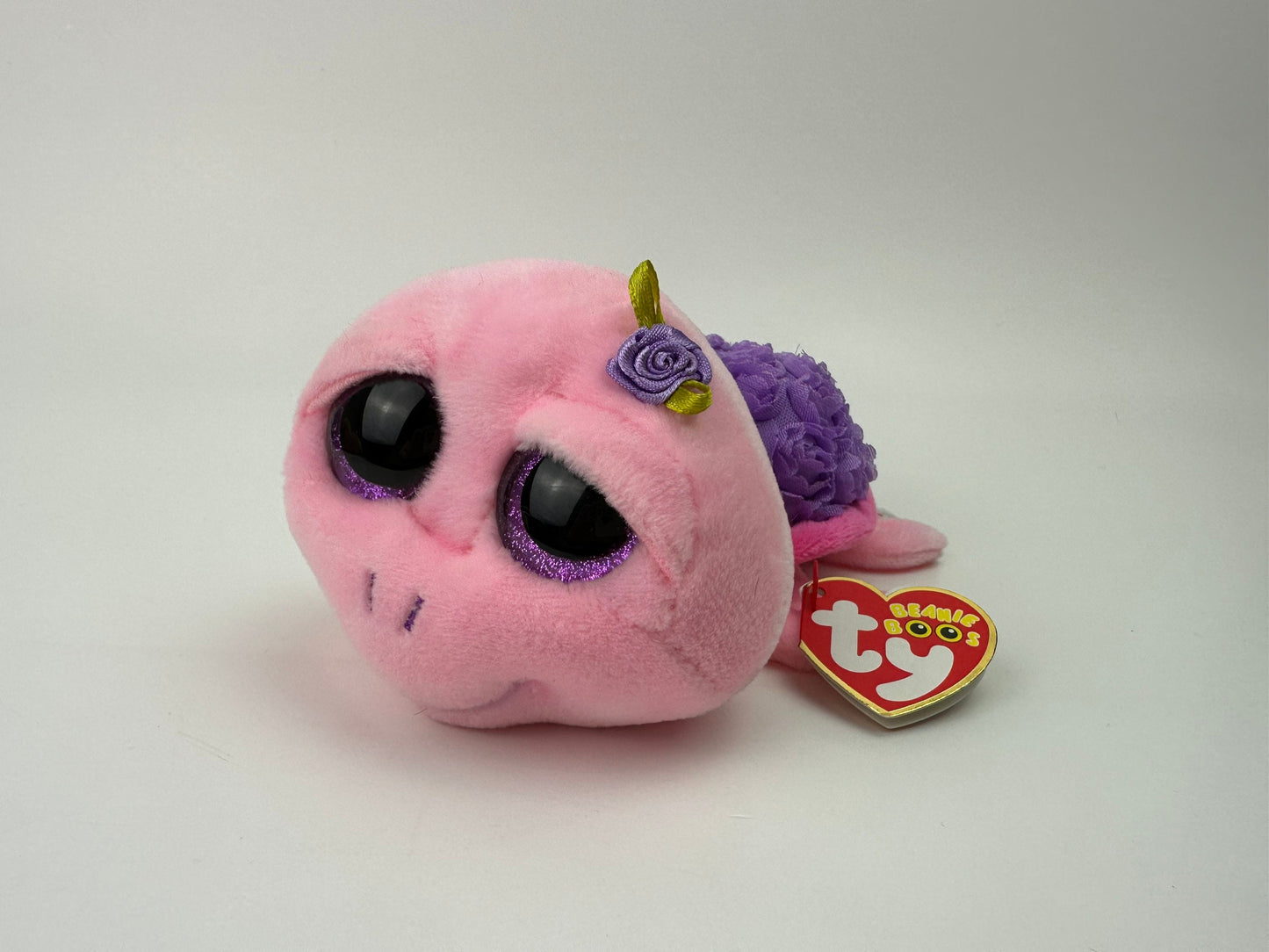 Ty Beanie Boo “Rosie” the Pink and Purple Turtle Plush (6 inch)