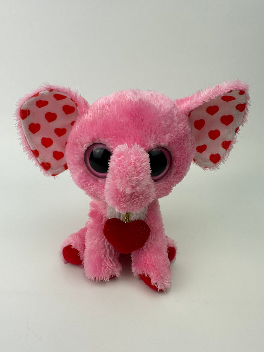 Ty Beanie Boo “Tender” the Adorable Pink Elephant - No Hang Tag (6 inch)