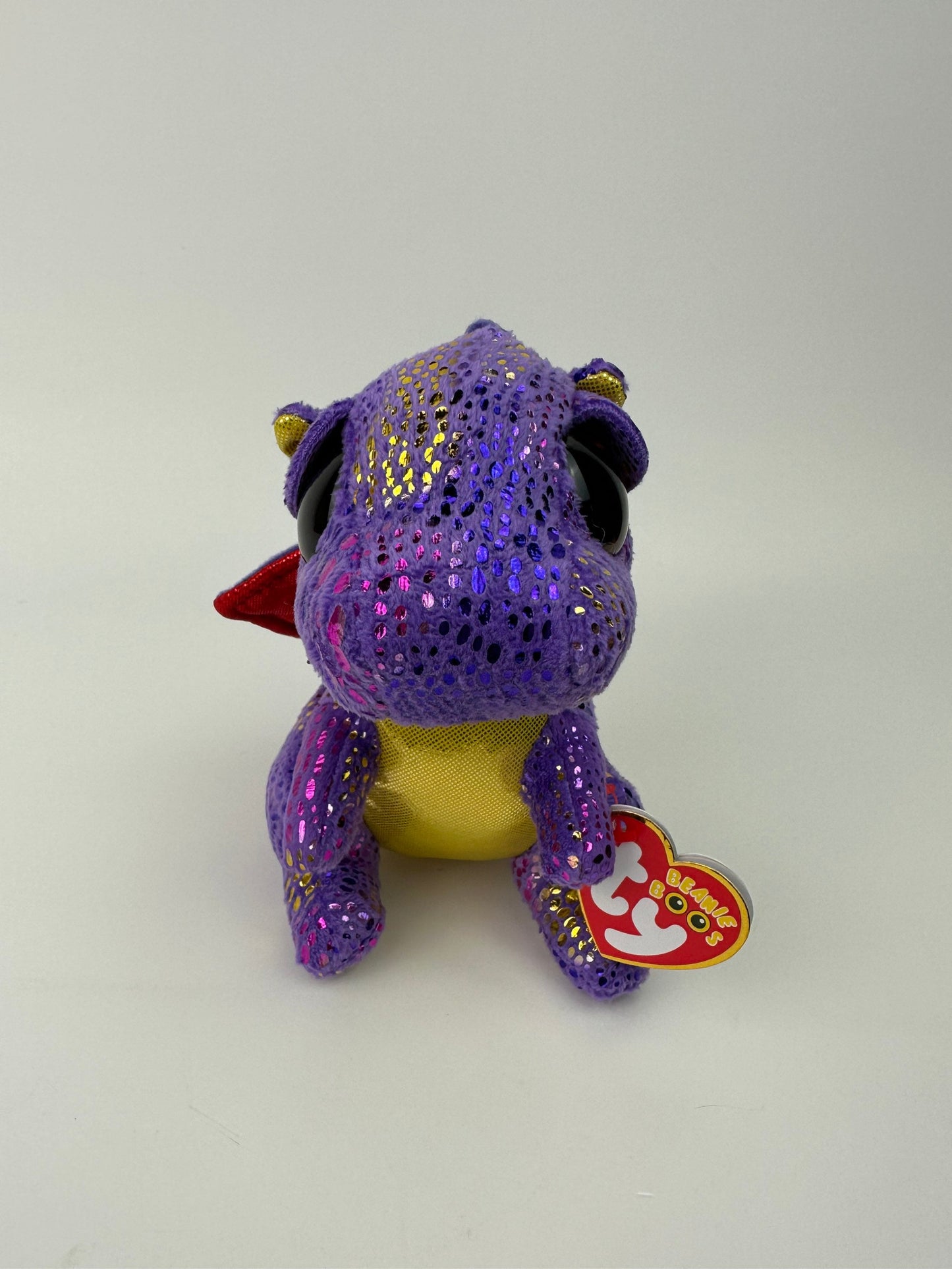 TY Beanie Boo “Spectra” the Purple Dragon - Michaels Exclusive Rare (6 inch)