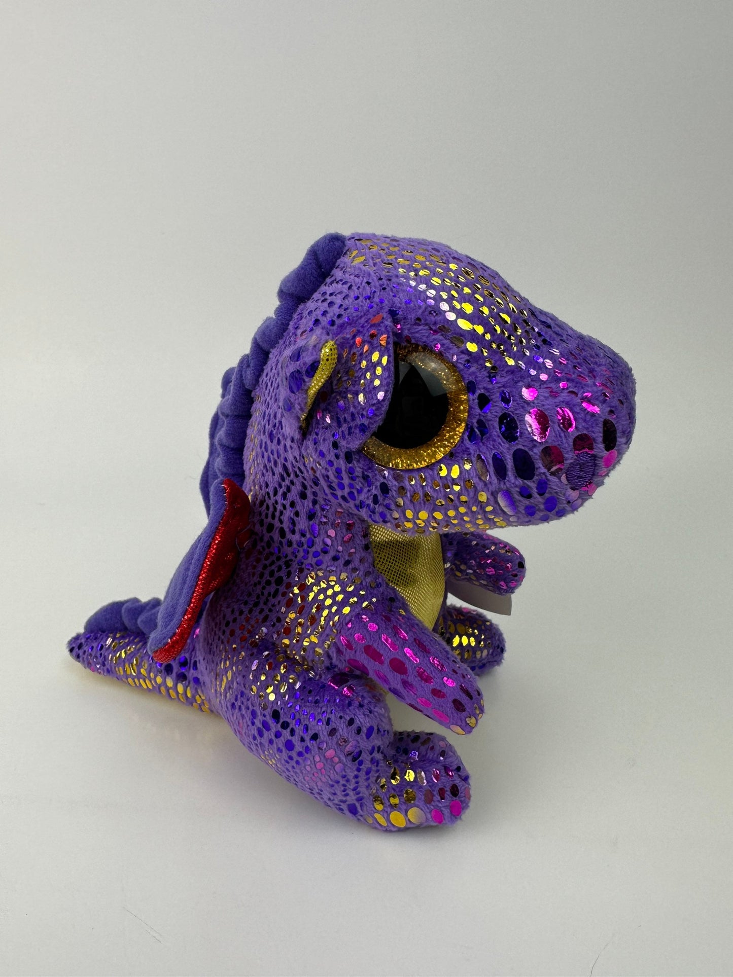 TY Beanie Boo “Spectra” the Purple Dragon - Michaels Exclusive Rare (6 inch)